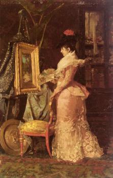 路易斯 阿爾瓦雷斯 卡塔拉 Admirando El Cuadro( Admiring The Painting)